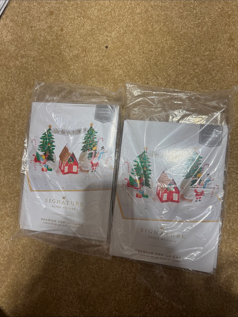 Santa’s workshop Christmas cards